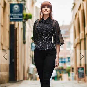 Corset story astronomy overbust corset top